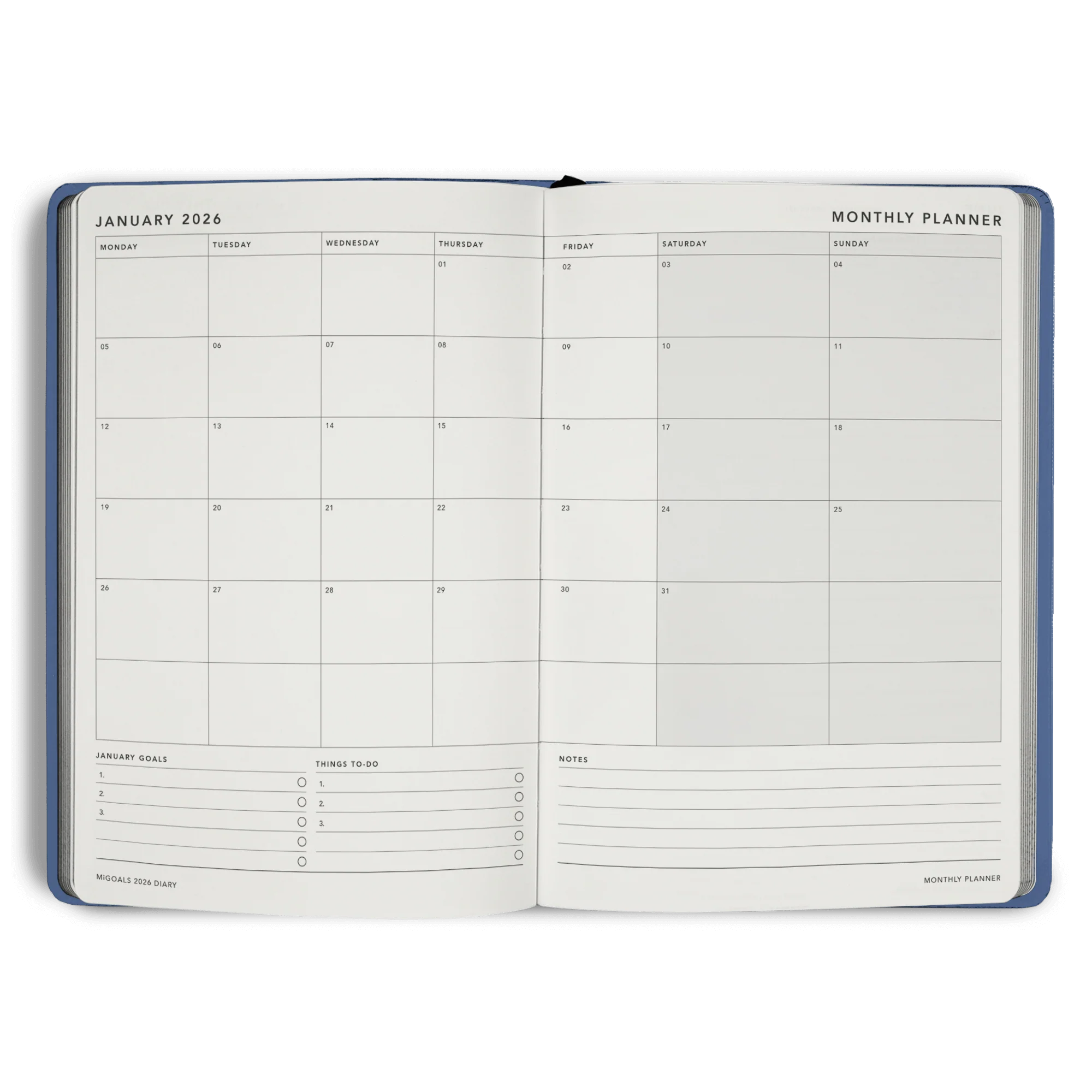 2026 Diary Weekly Spread A5 - Image 25