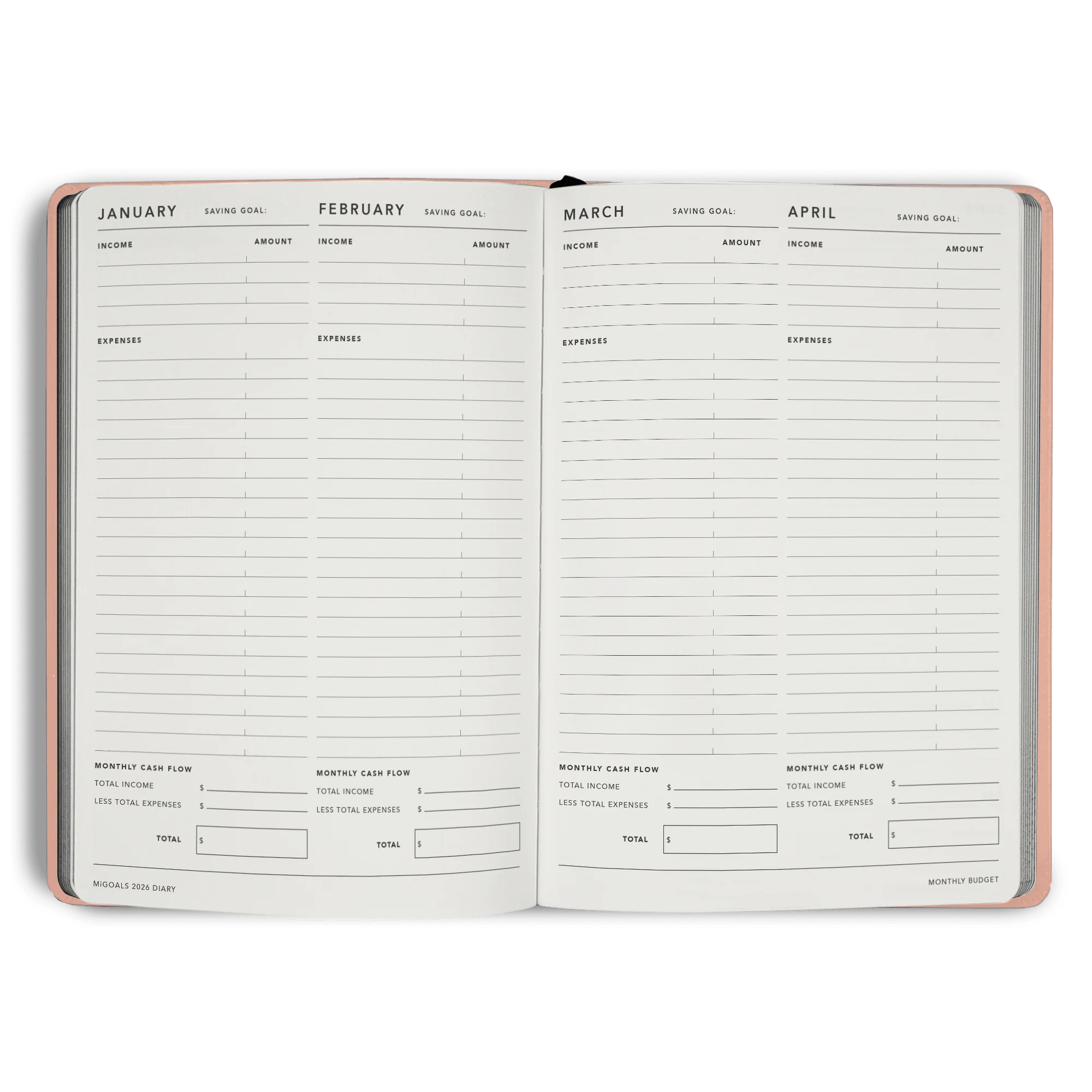 2026 Diary Weekly Spread A5 - Image 40