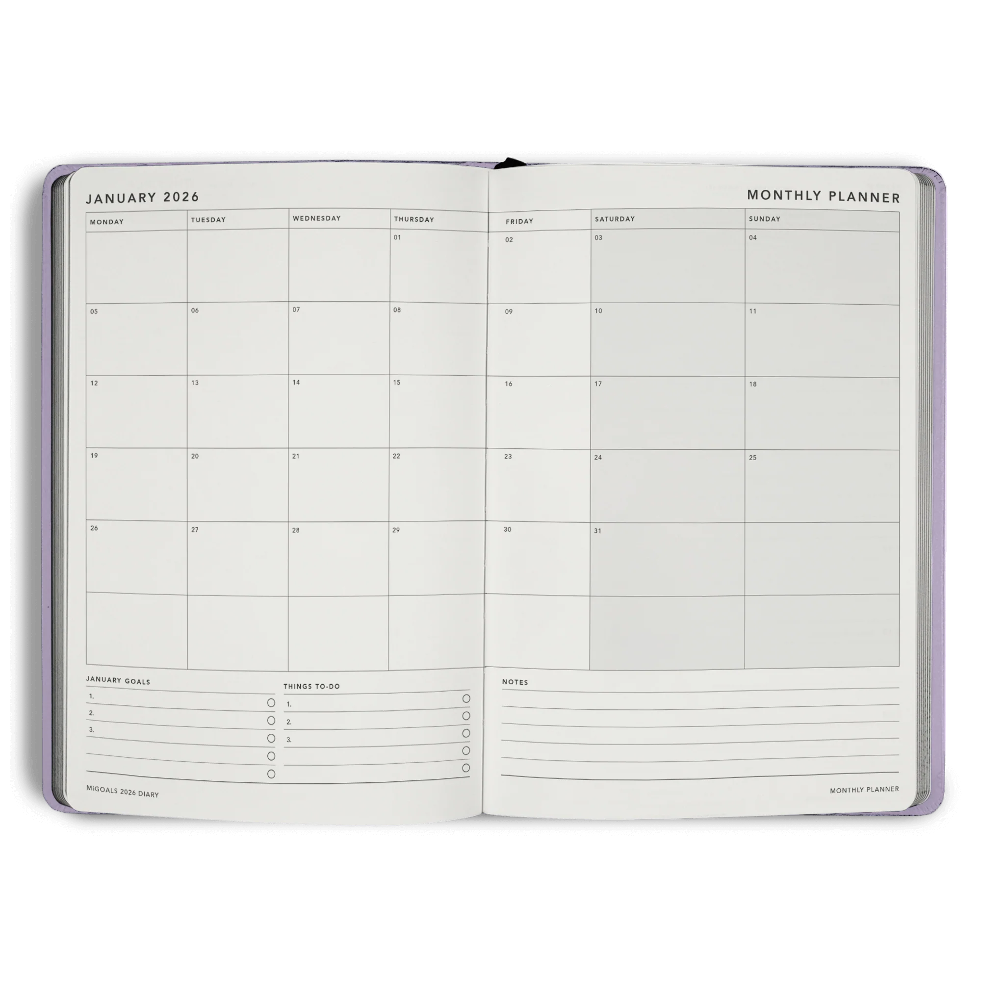 2026 'From Little Things' Diary Weekly Spread A5 - Image 5