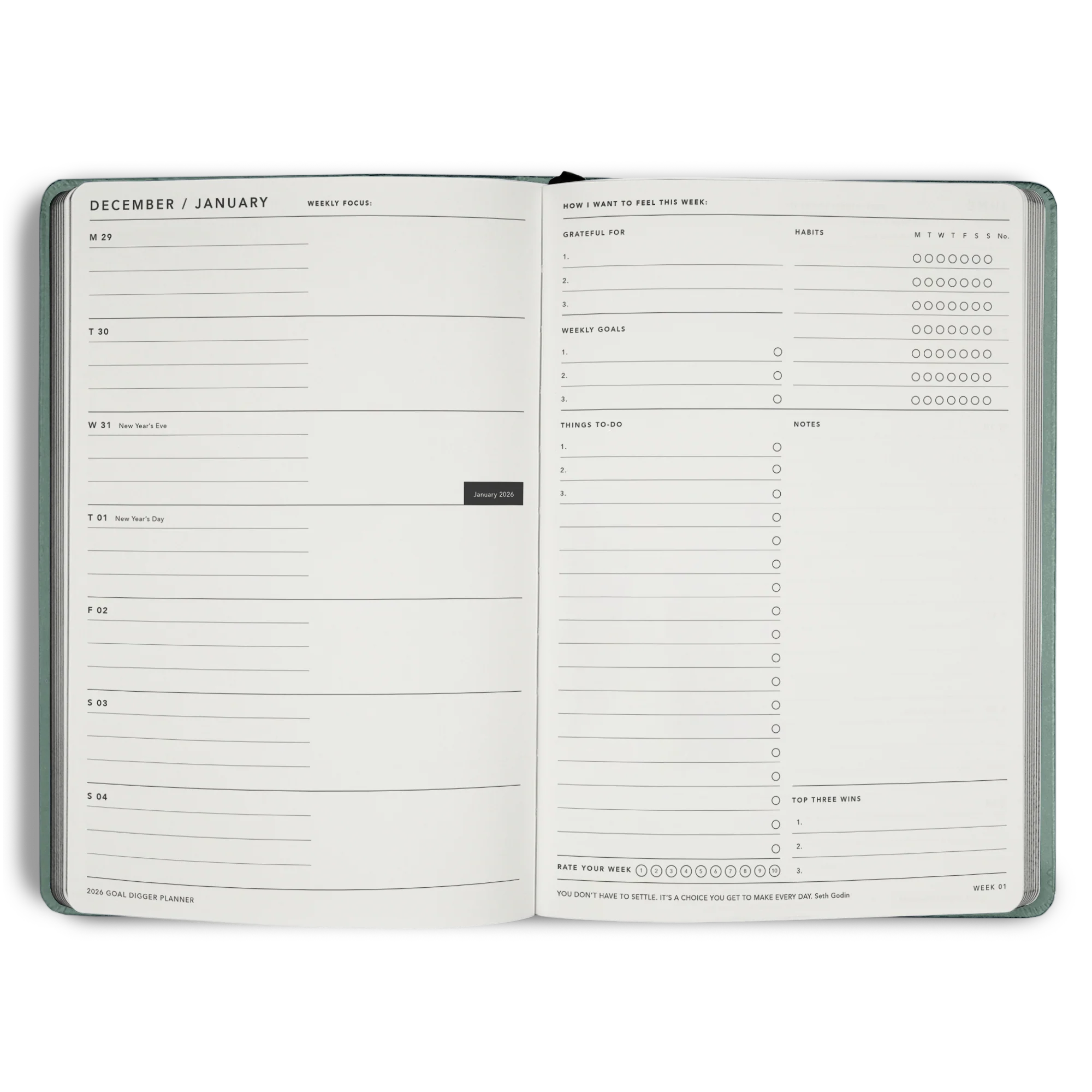 2026 Goal Digger Planner Classic B5 - Image 52