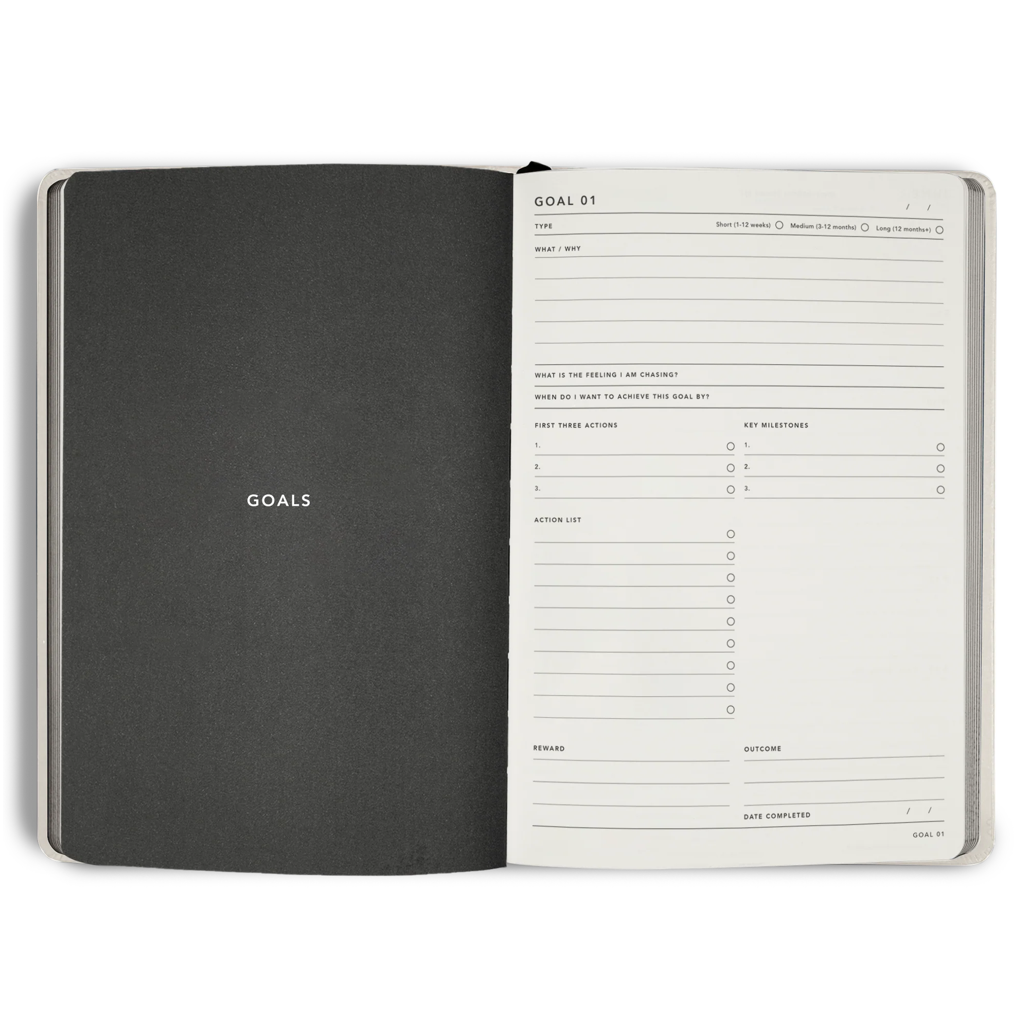 2026 'Progress Over Perfection' DAILY Goal Digger Planner B5 - Image 5