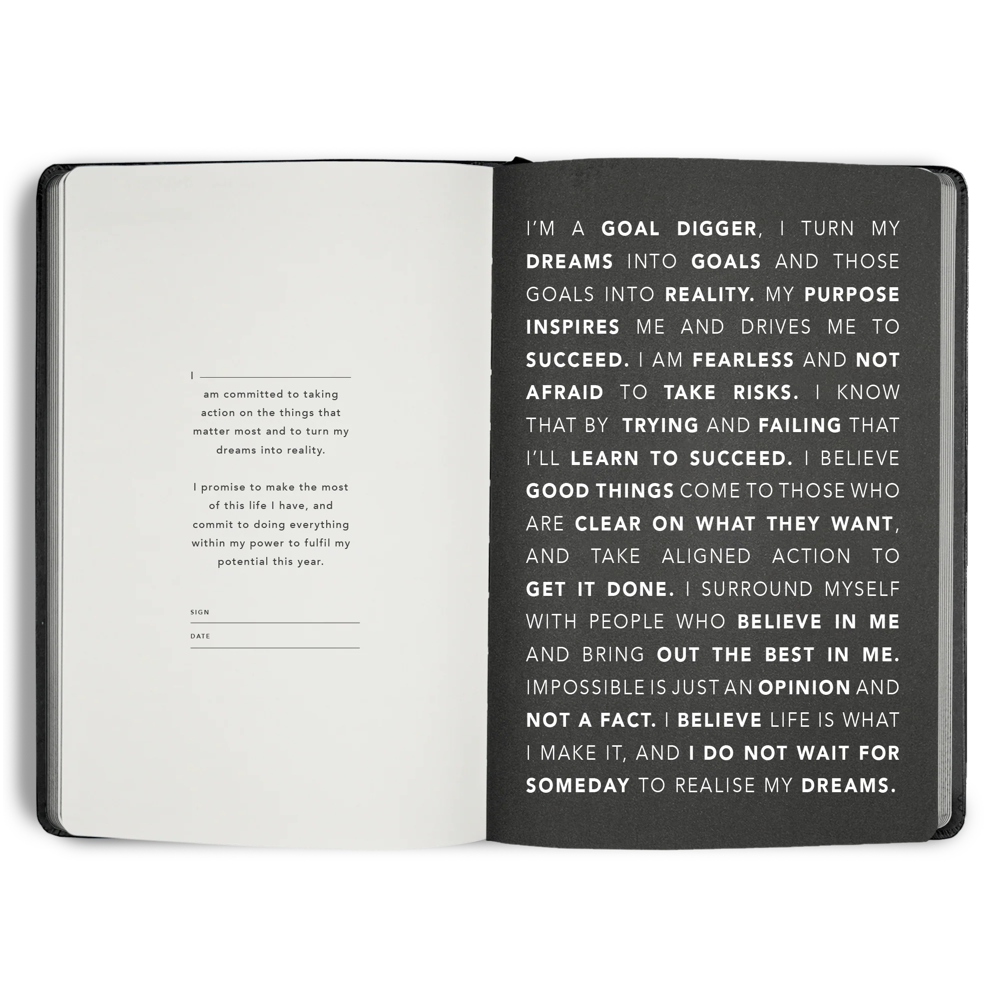 Non-Dated Goal Digger Planner B5 - Image 3